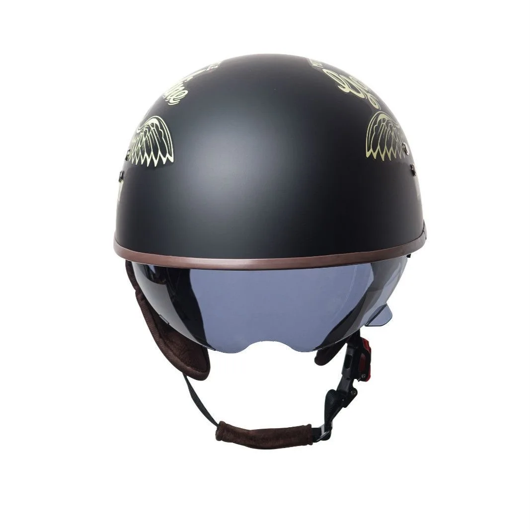 

Ретро полушлем DOT сертификация винтажные шлемы для мужчин и женщин половина лица для верховой езды Casco мото шлем Capacete мотооборудование