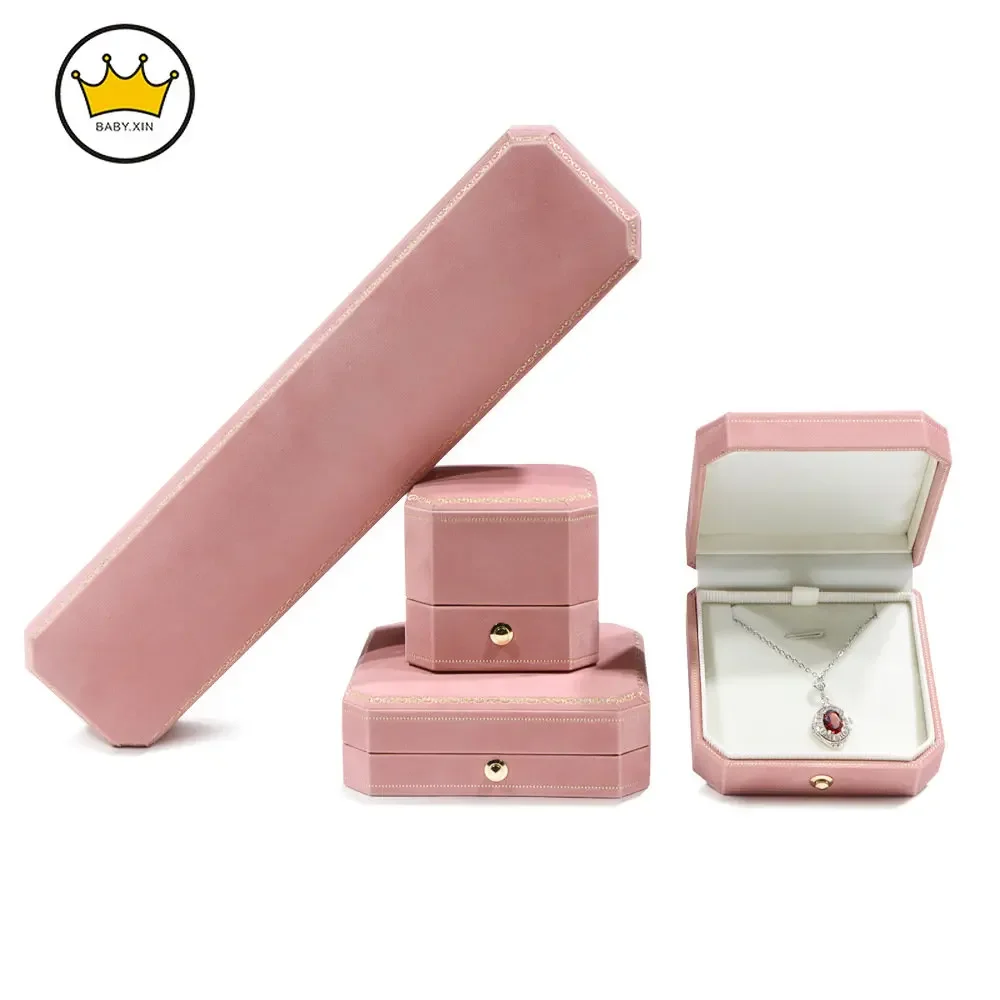 

High-end Jewelry Engagement Ring container Diamond Ring Box Earrings Box Jewelry Storage Box for Gift