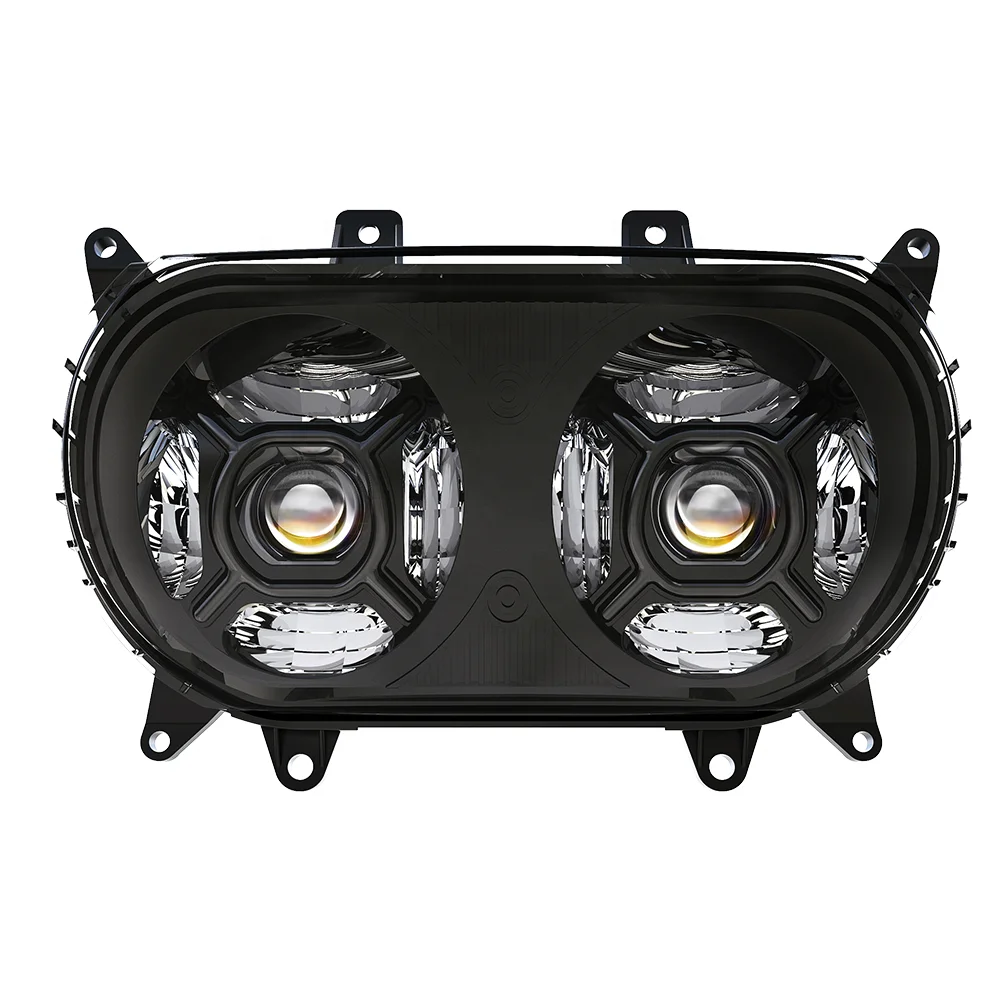 

Светодиодная двойная фара Road Glide Ultra flпредусмотрена стандартная точка SAE Emark для Harley CVO Road Glide Ultra flнастоящей SE