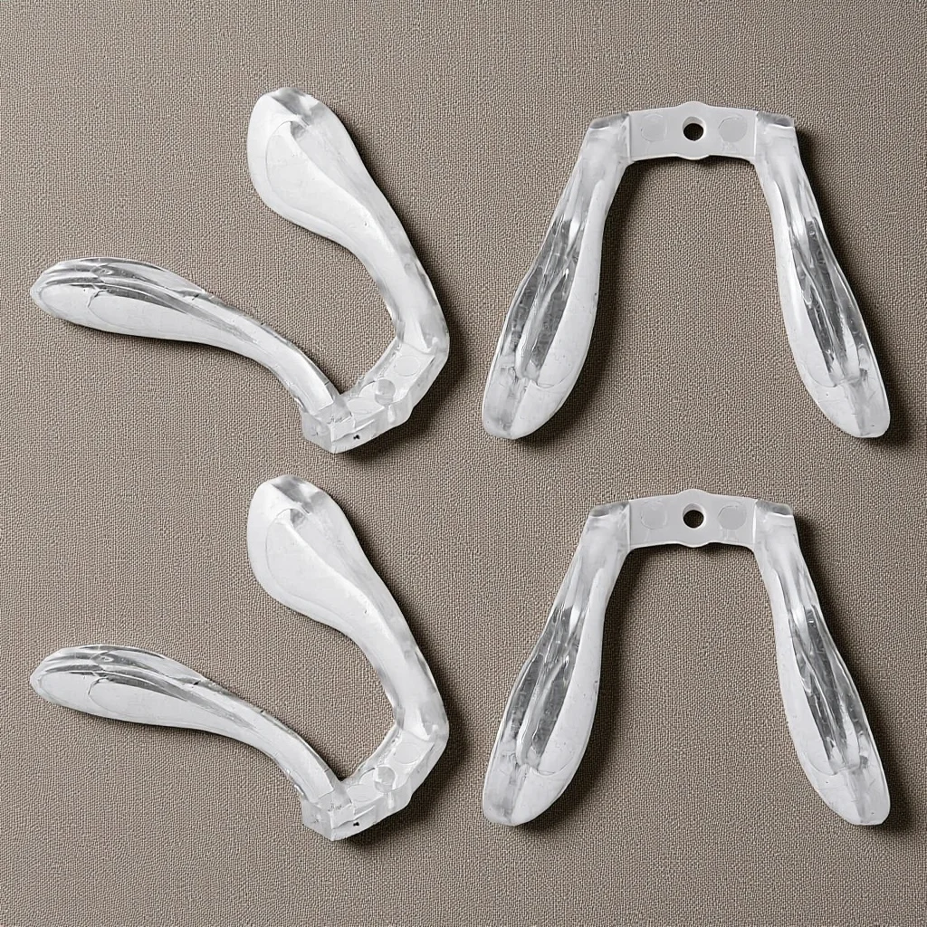 U على شكل سيليكون مخدات أنف للنظارة 4 قطعة جسر النظارات دعم عدم الانزلاق نظارات إطار وسادة استبدال أجزاء الإمدادات #1