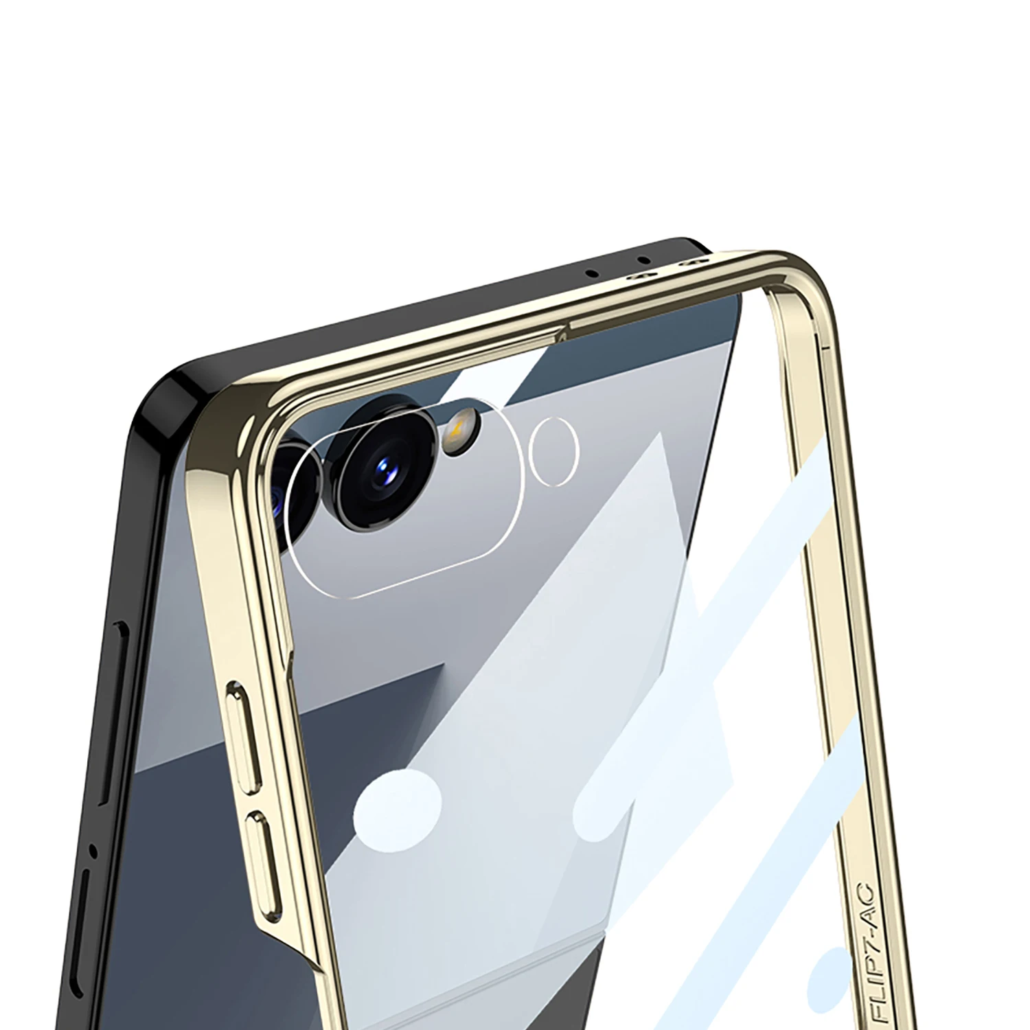 Malowane szkło hartowane do Samsung Galaxy Z Flip 7 6 Luksusowe szkło ochronne na ekran do etui Galaxy Z Flip7 — zdjęcie produktu 3