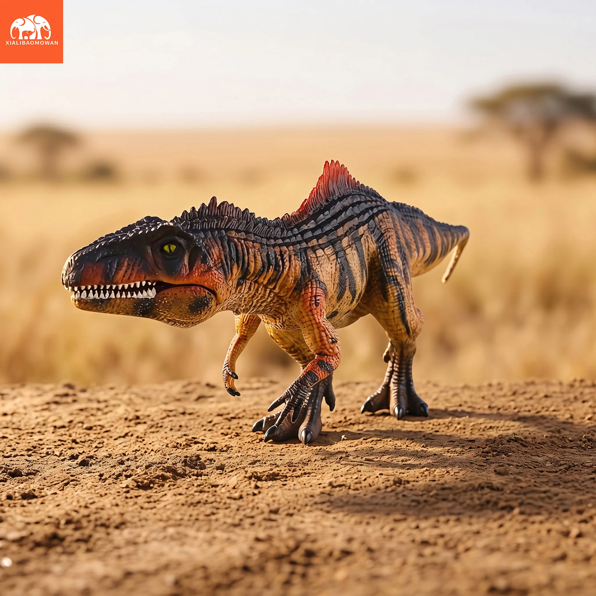 Modelo de Dinosaurio Giganotáuro Jurásico, Figura Prehistórica de PVC Sólido, Adorno Realista para Escritorio, Juguete Coleccionable, Regalo