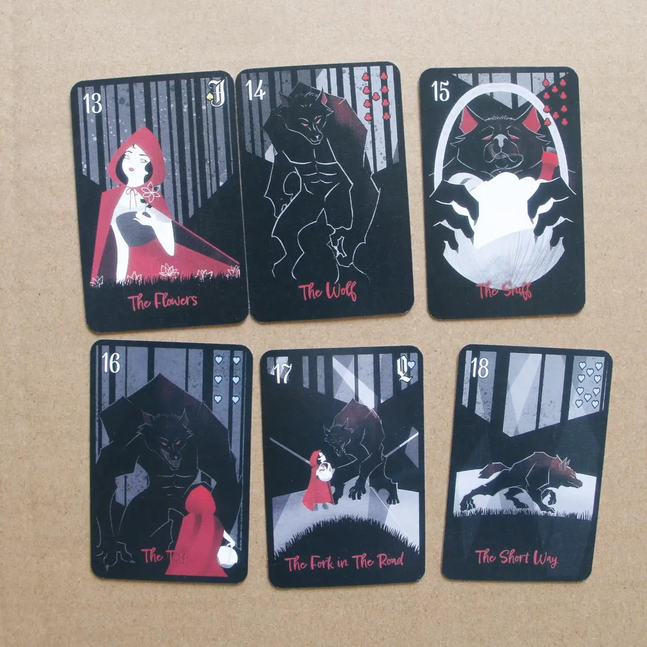 Little Red Riding Hood Lenormand Cards 9*5cm