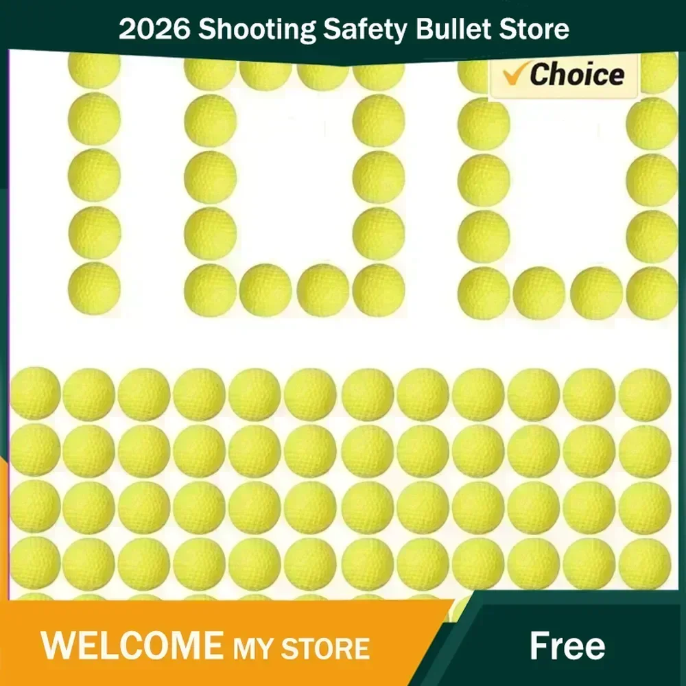 25/50100RoundsforToysGunRivalRefillRivalDartsToyGunBulletsforRival Toys Gun Toy Gun Ball Dart For ToyGun S Rival Apollo Zeus G