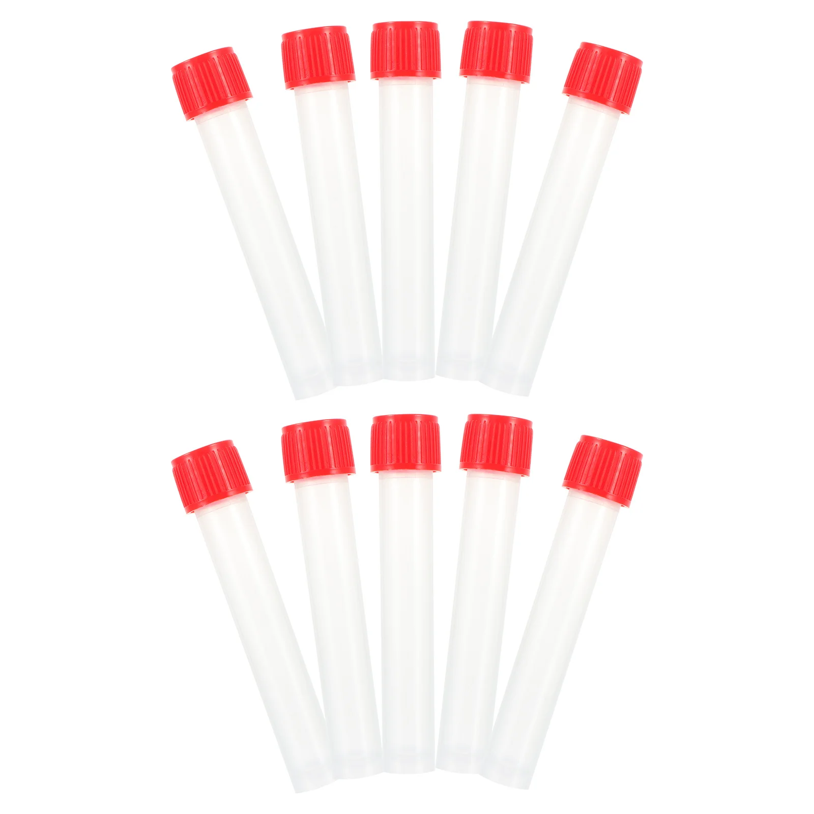 

10Pcs Durable Test Tubes for Samples Compact and Portable Safe and Secure for Various Uses Test Tube Blood Testing Tube