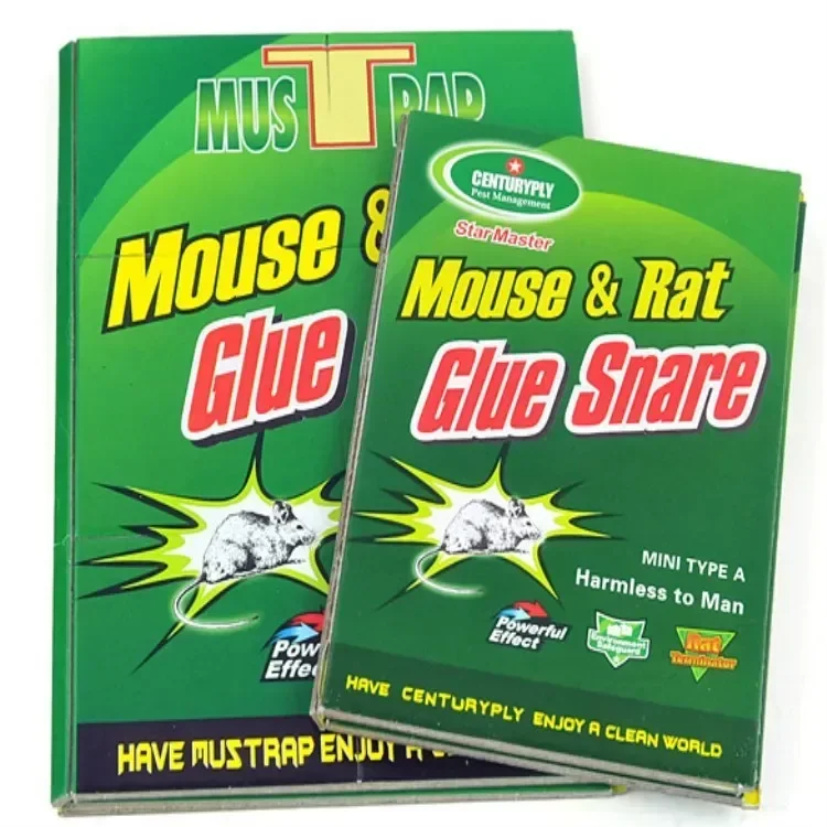 5 Pcs Mice Glue Trap Mouse Board Sticky High Effective Rodent Rat Snake Bugs Catcher Pest Control Reject Non-toxic Eco-friendly