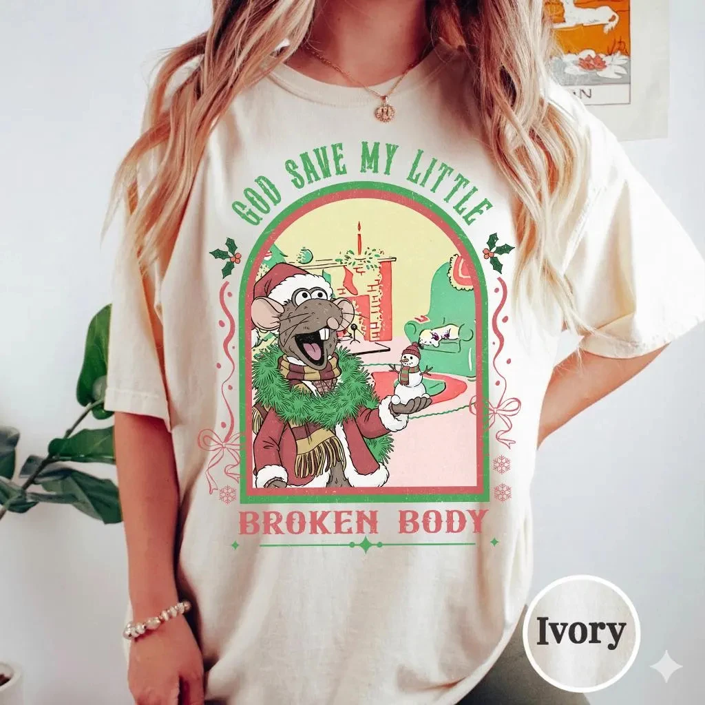 

Disney Muppets Christmas Carol T-shirt Muppets Rizzo The Rat Christmas T-shirt Disney Christmas Family Trip T-shirt