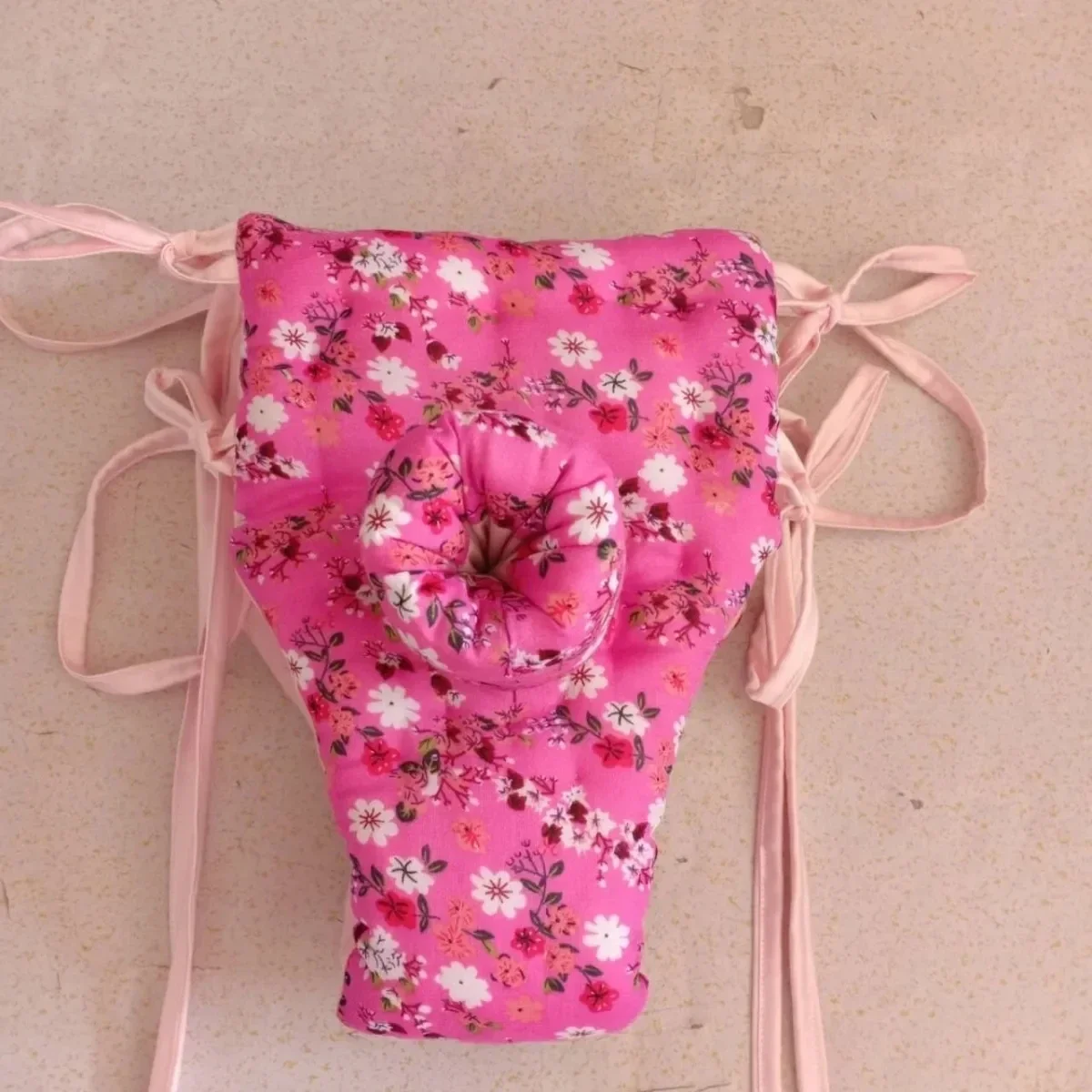 String à fleurs doux pour hommes, rembourrage en coton mélangé, ceinture à lacets, culotte chaude bouffante, Hanmdmake