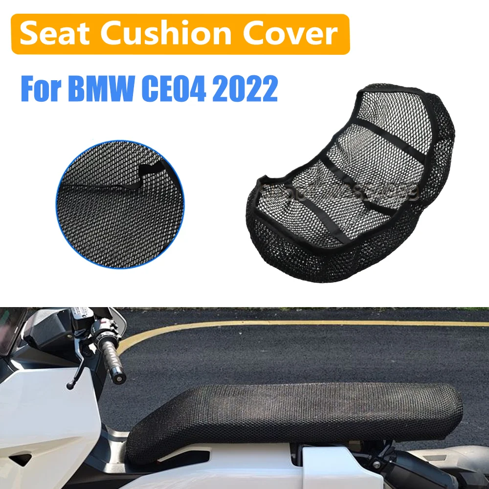 

For BMW CE 04 CE04 CE-04 2022 Motorcycle Accessories 3D Mesh fabric Cushion Breathable Protection Seat Cover