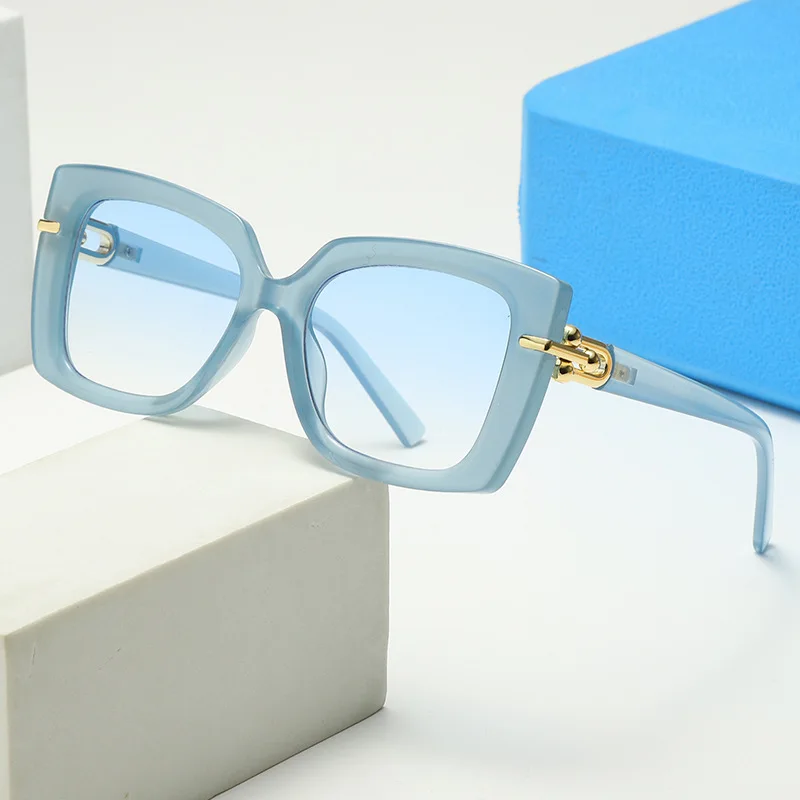 

Women OversizedSquare Retro Sunglasses European American Style Modern Multifunctional UV Protection Fashion Summer OutdoorShades