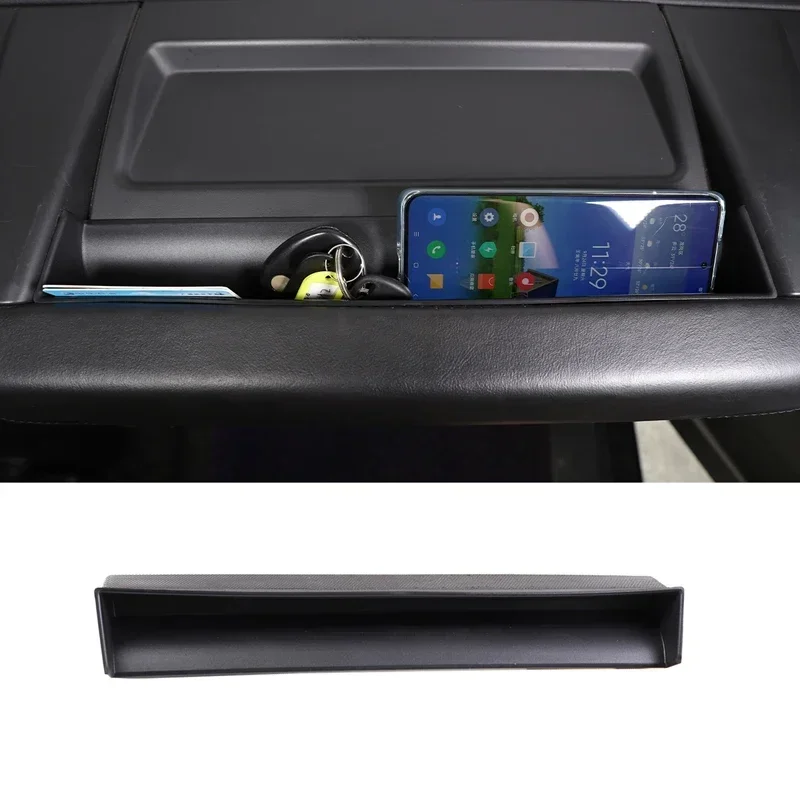 For 2003-07 Hummer H2 ABS black car styling car co-pilot handle multifunctional storage box mobile phone tray car interior parts