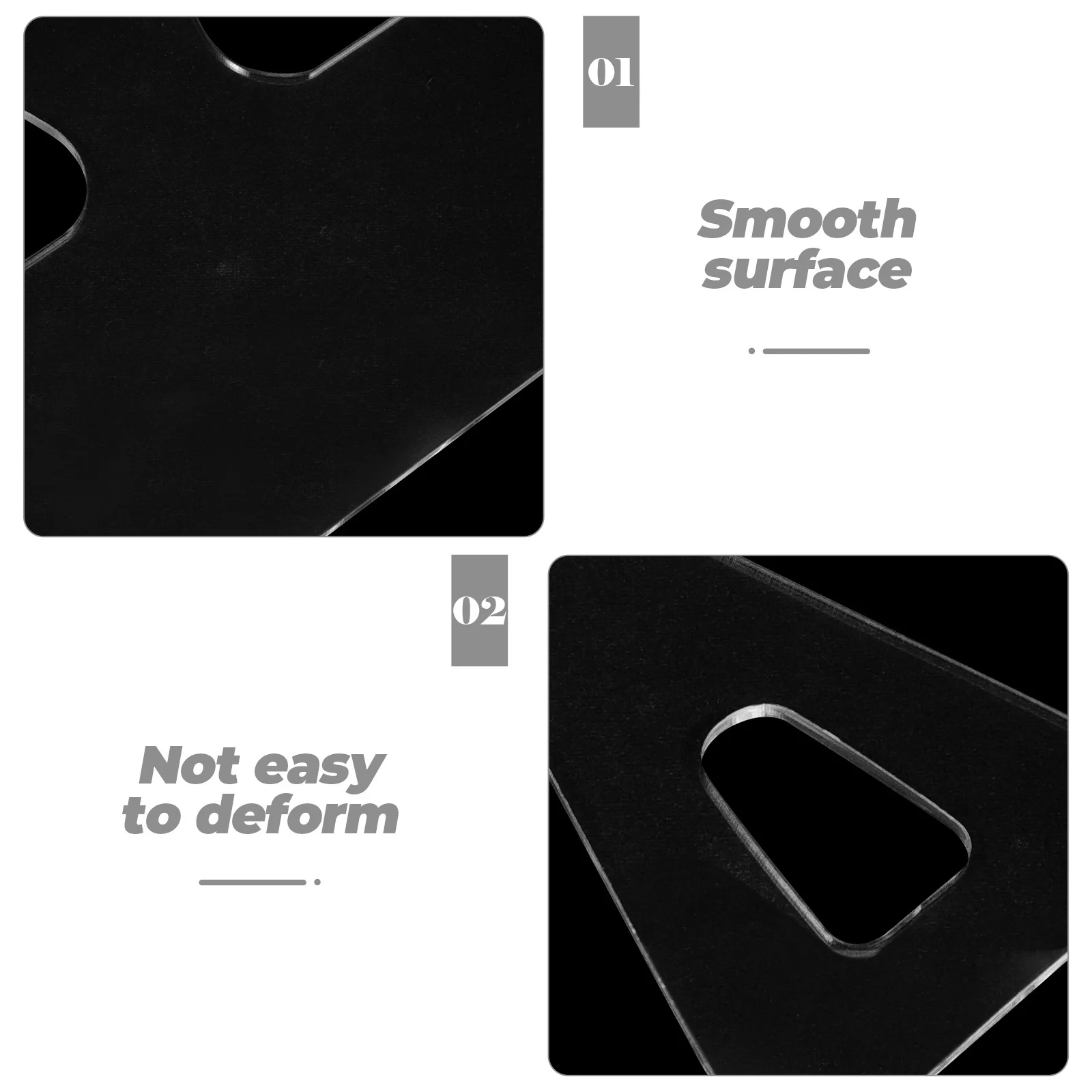 

Cutting Board Handle Stencil Template Acrylic Router Guide For Woodworking Diy Projects Lightweight Durable Tool Templates