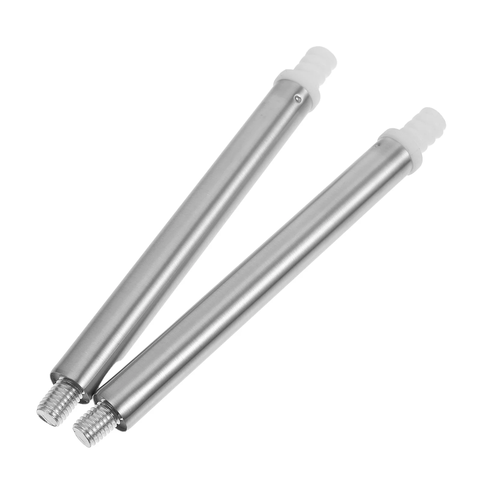 

2Pcs Replacement Pole for Toilet Brush Stainless Steel Sturdy Handle Attachment Easy to Use and Elegant Bathroom Cleaning Tool