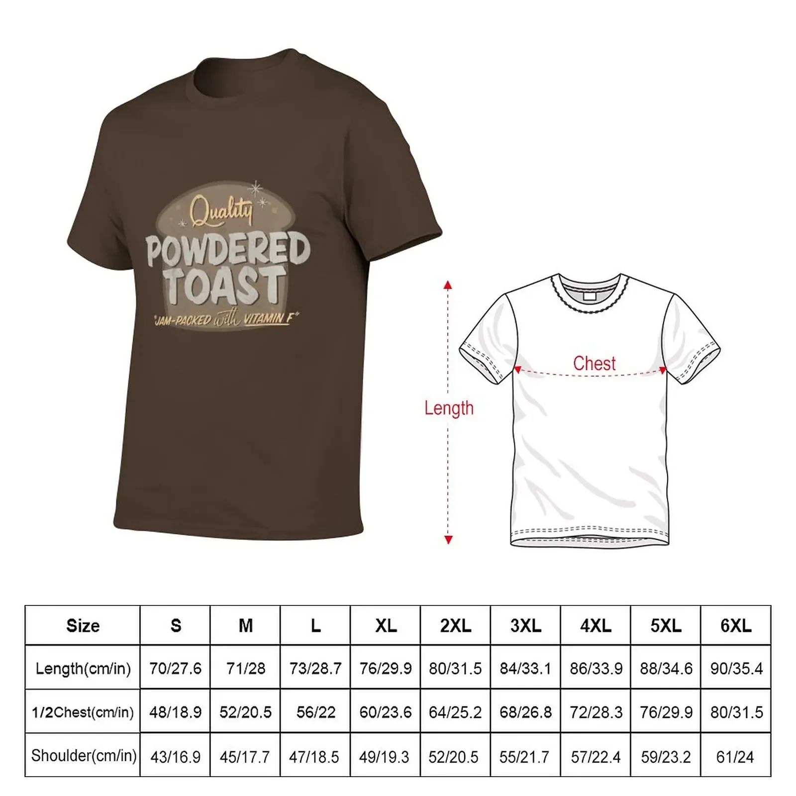 New Quality Powdered Toast II T-Shirt plus size tops heavyweight t shirts Short sleeve tee men