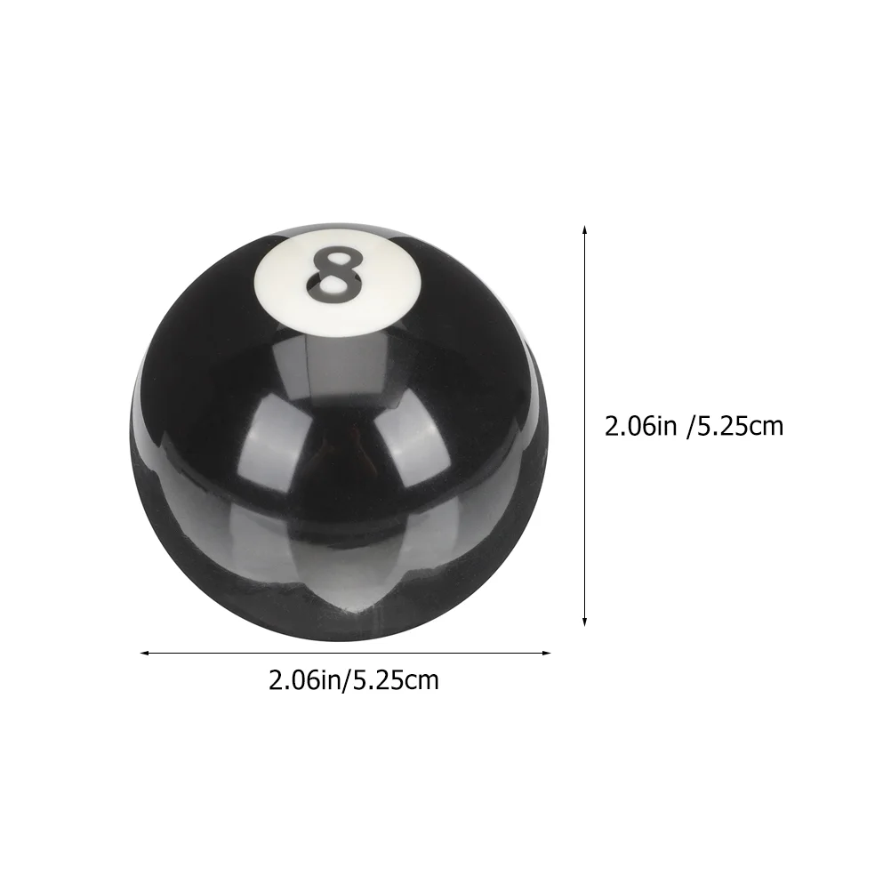 Regulation Size Billiard Balls Billiards Black Eight Accessories Set Resin Pool