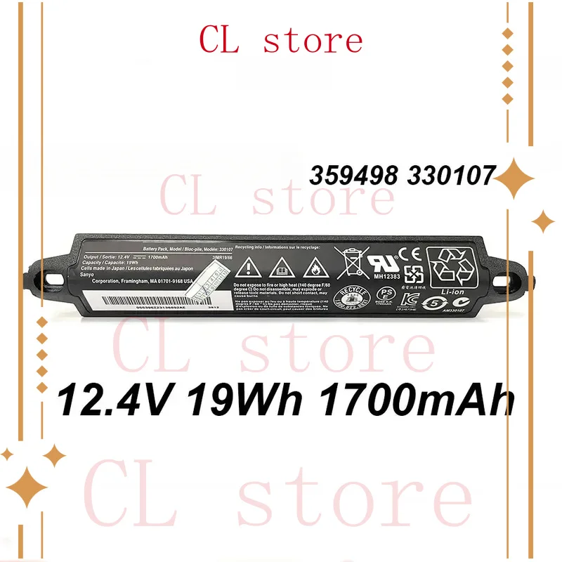 

330107 12,4 В 1700 мАч 19 Втч 330107 A 330105 A аккумулятор для мобильного динамика Bose Soundlink Bluetooth II 404600 III 359498