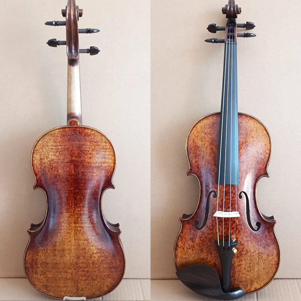 

Exquisite workmanship good sound Guarneri model！All handmade Violin 4/4 Retro varnish 바이올린 ك Violin beginner Musical Instruments