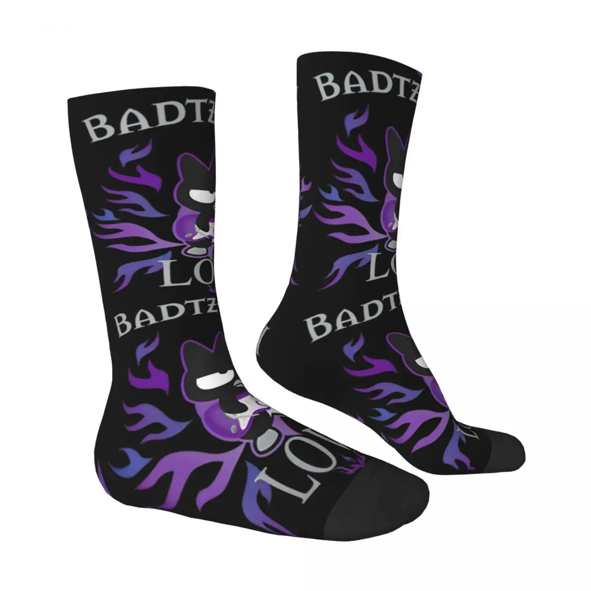 Badtz Maru Rock Star Love Socks Funny Stockings Unisex Men Comfortable Running Socks Winter Graphic Anti Sweat Socks