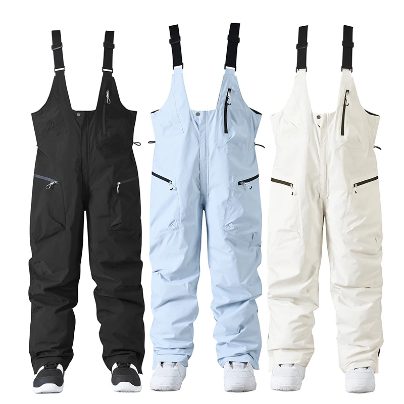 Men's and Women's Ski Pants Bibs, Bibbed Snowboard Pants, Bibs Snow Pants, Ski Suit, Snowboard Bib Trousers, 2025