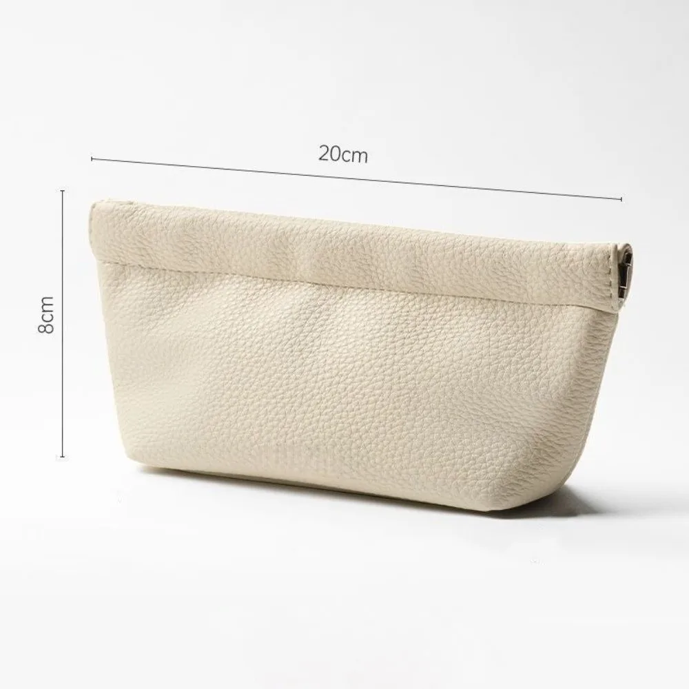 Pebble Grain Leather Sunglasses Case Auto Spring Pop Open Anti-pressure Eyeglasses Storage Bag Portable Multi-functional