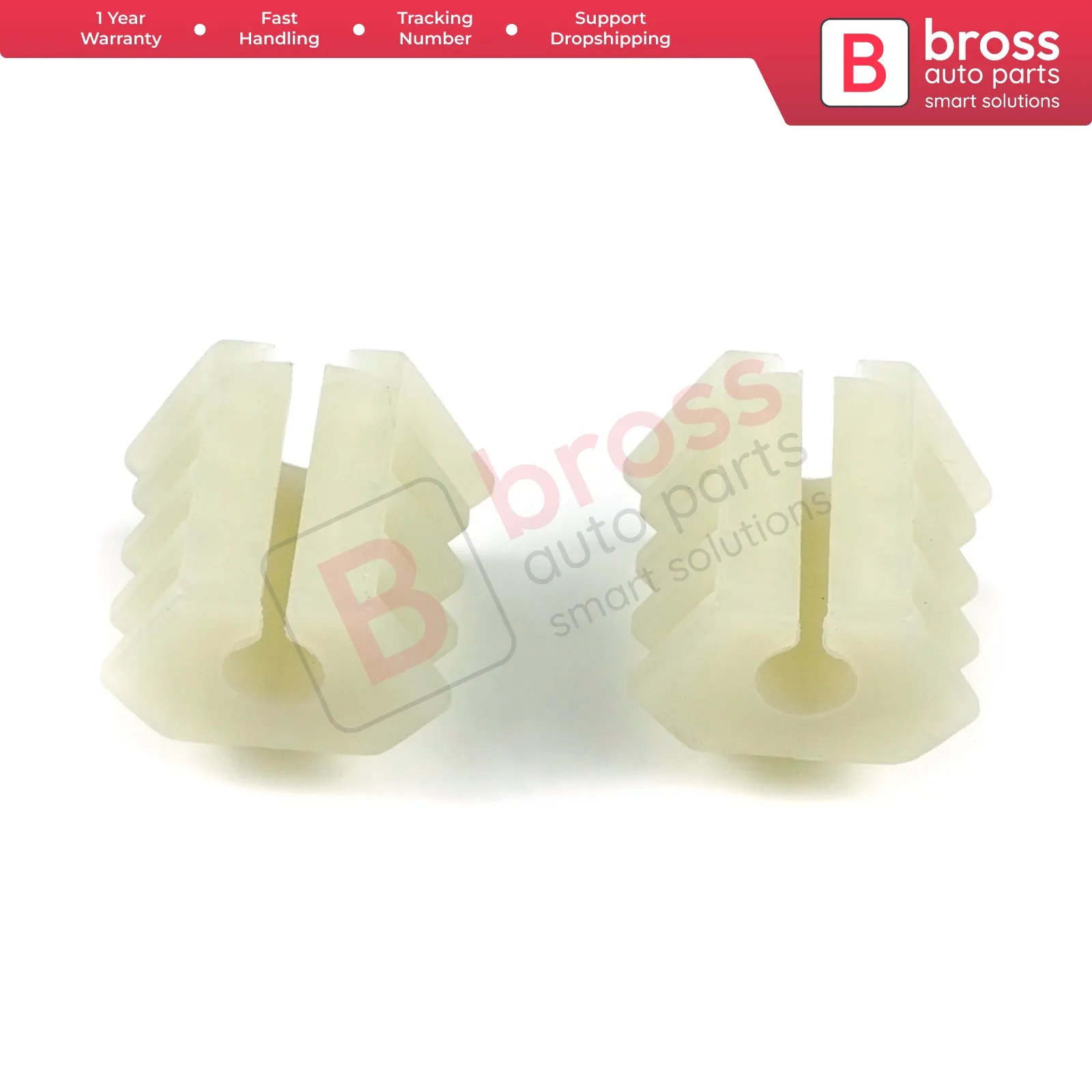 Bross BWR5176 2 sztuki Regulator okna 4523918 4523921 5182969 5182970 końcówka kabla dla Ford Transit Connect Chevrolet Cruze