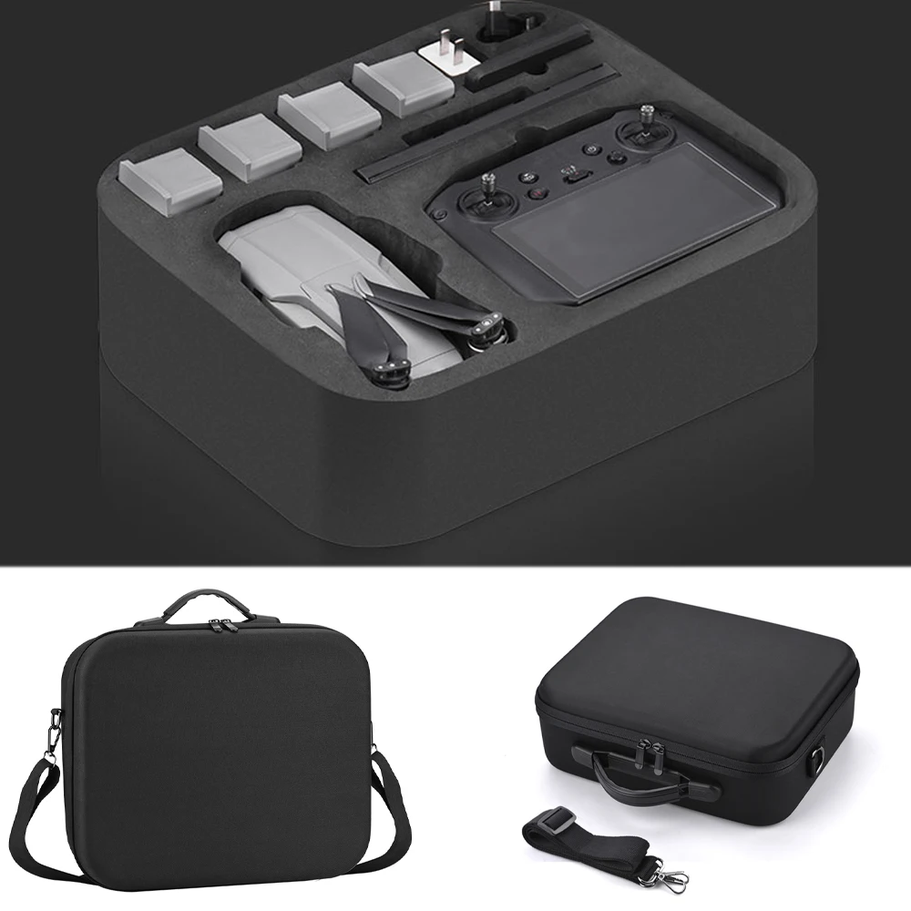 Saco de armazenamento bolsa de transporte para dji ar 2/2s zangão corpo rc pro/RC-N1 controle remoto bolsa de ombro à prova de poeira para zangão acessório