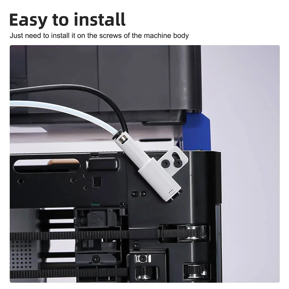 جزء طابعة ثلاثية الأبعاد 4 في 1 PTFE محول المواد منفذ توسيع الأنابيب AMS توصيل 4 وحدات التغذية لـ Bambulab X1/P1 X1C P1S P1P