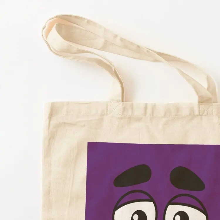 Grimace face Tote Bag Women's beach bags personalized tote Candy bags sac pour femme