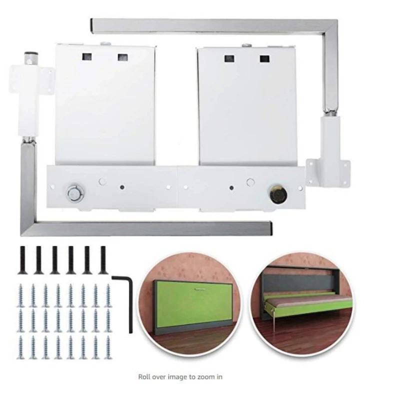 

Murphy Wall Bed Hardware Kit Fold Down Bed Mechanism On walls Invisible Lifting Flip Bed Hinges Support Folding Bed Plate Hinge