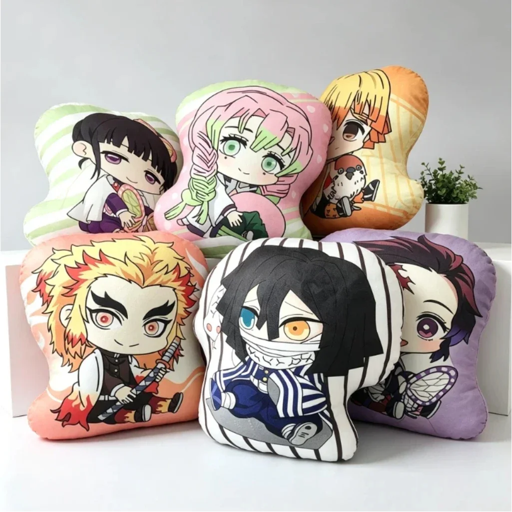 10/40cm Demon Slayer 10cm Kissen-Schlüsselanhänger für Jungen und Mädchen, Kreativer Taschenanhänger, Spielzeug, Cartoon-Plüsch-Schlüsselanhänger, Erinnerungsgeschenk