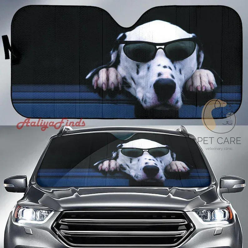 Dalmatian Auto Sun Shade Amazing Best Gift Ideas 2022