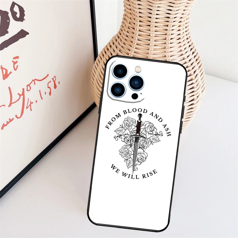 From Blood And Ash Case For iPhone 11 12 13 14 16 15 Pro Max Mini X XS Max XR Plus Cover Coque