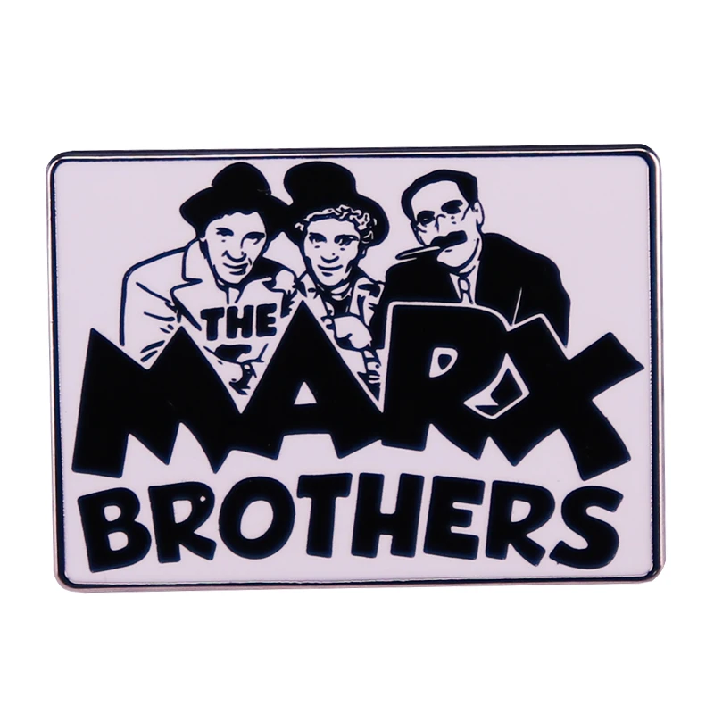 The Marx Brothers Enamel Pin Comedy Star Group Poster Inspiration Badge