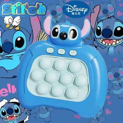 Disney Stitch Push Game Pop Electronic Pushit Pro Super Bubble Pop Game Light Push Up Antistress Fidget Toys for Kids Adult Gift