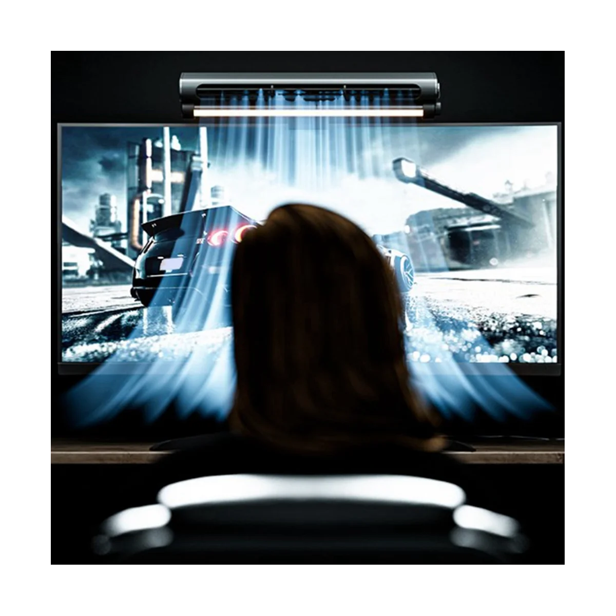 Screen Hanging Fan Vertical Dual-Use Fan Mini Infinitely Adjustable Wind Chiller Adjustable Angle Household USB Fan