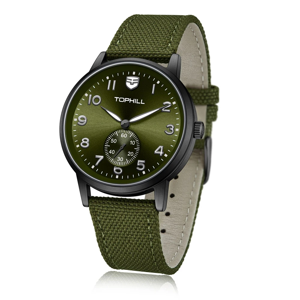 تومي-ساعة طيار للرجال من الستانلس ستيل ، ساعة كوارتز عسكرية ، ساعة رياضية مضيئة ، ساعة سلاح الجو ، موضة ، ترف ، 40 مللي متر