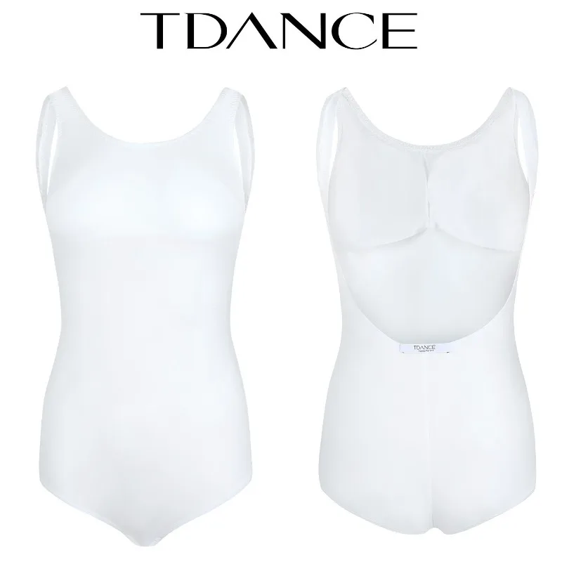 Customized TDANCE Standard Dance Latin Modern Practice Dress [Backless Tank Top] Basic Top Daily Women Jumpsuit Bodysuit JM-332