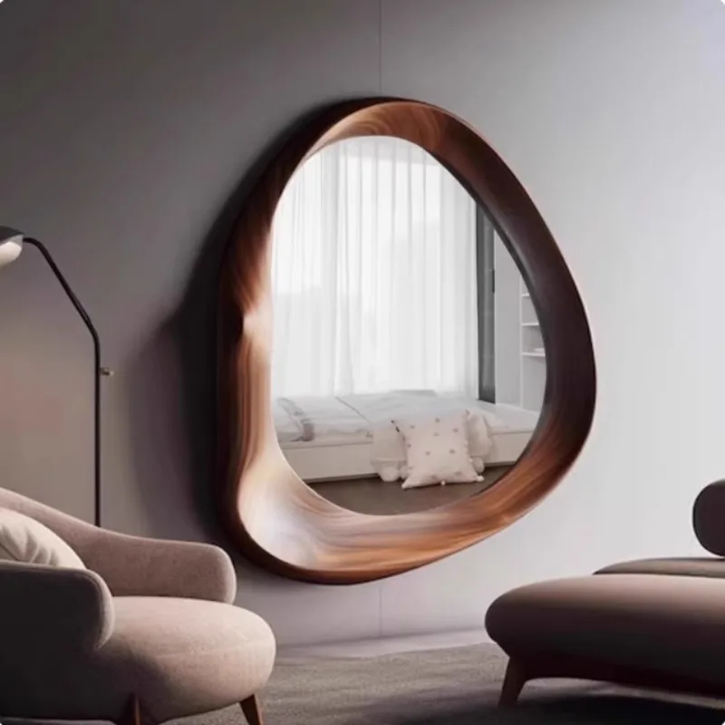 Cheap Creative Mirror Accent Luxury Design Interior Fashion Irregular Minimalist Mirror Aesthetic Spiegel Wand Home Decorations