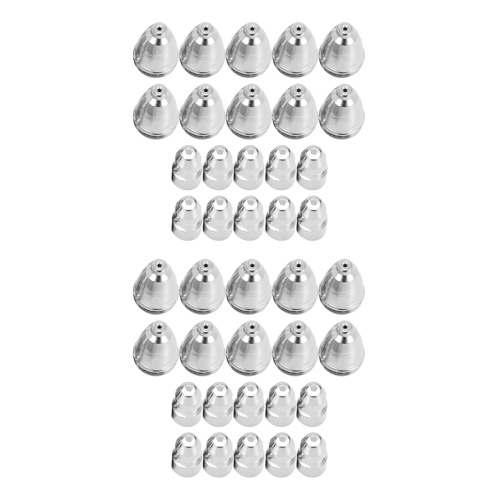 

A59Z-P80 Air Plasma Nozzle 1.1Mm Plasma Cutting Machine Torch Consumables CNC Cutting Electrode Nozzle 40 Pcs