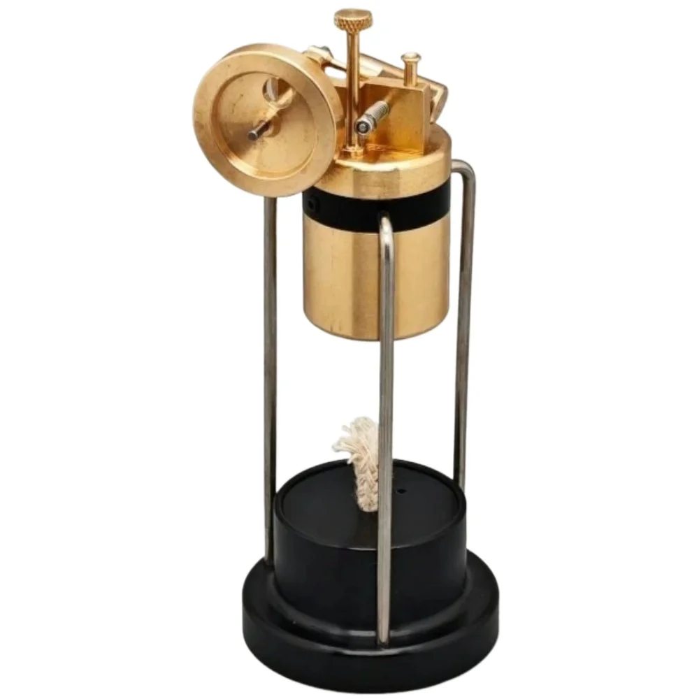 

Retro Miniature Steam Engine Model Aluminum Alloy High-speed Rotating Mechanical Physics Science Experiment Device Ornament