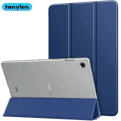 Dla Samsung Galaxy Tab S6 Lite 10.4 2020 2022 SM-P610 SM-P615 SM-P613 SM-P619 potrójne etui na Tablet magnetyczny z klapką Smart Cover