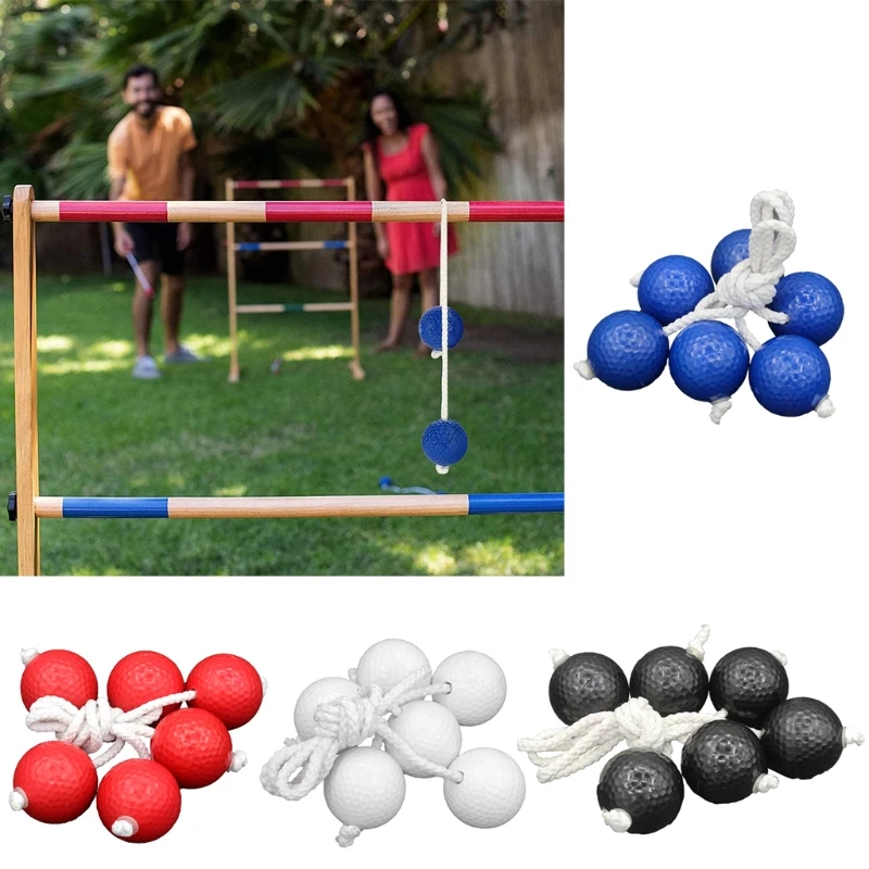 Juegos al aire libre para adultos y niños Juego de pelota con escalera Juego de lanzamiento de golf Juegos de patio trasero Juegos de césped Golf para niños