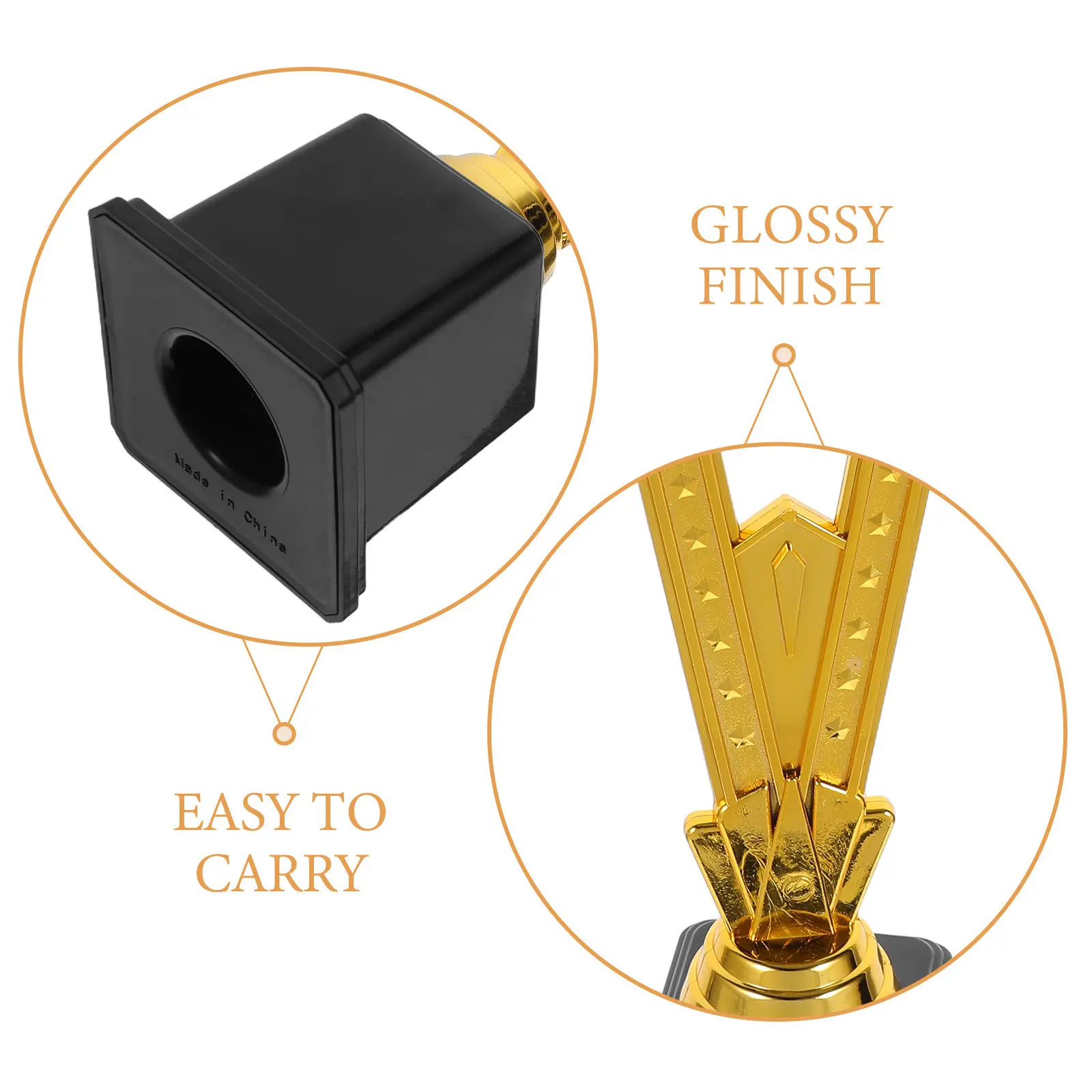 Plastic Gold Star Trophy Small Sports Trophy Cup Easy Maintenance Youth Football Soccer Awards Kindergarten Graduation Team view 5
