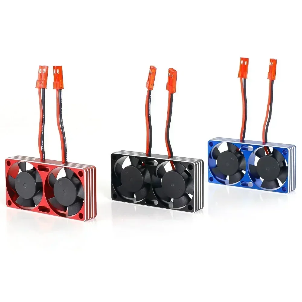 

RC car for 1/7 1/8 1/10 Motor radiator 540 550 3650 3660 3670 Motor cooling high-speed fan dual fan 3010