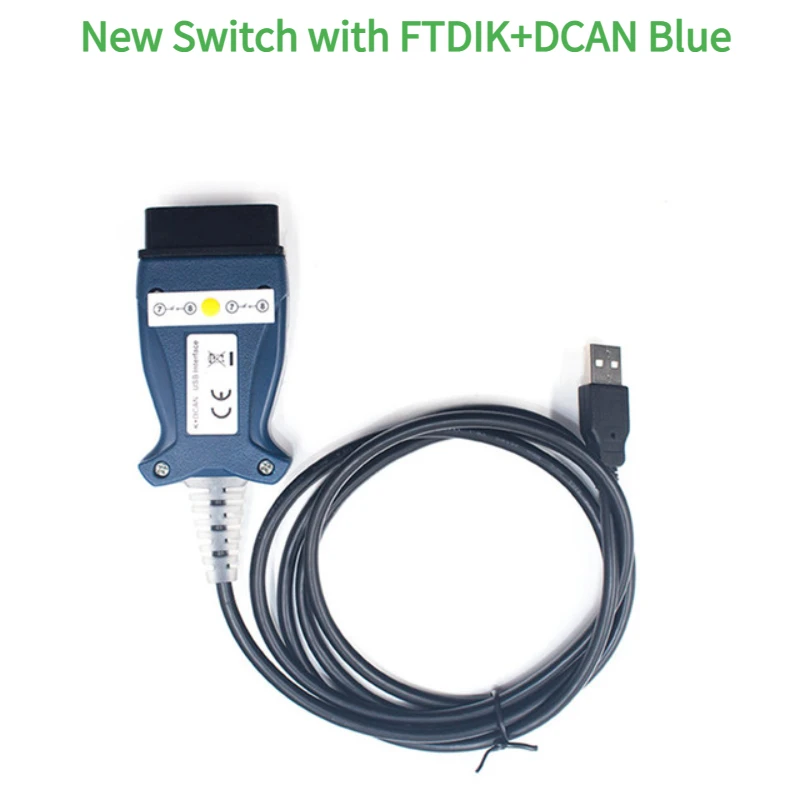 

NEW Full Chip for BMW K DCAN K+CAN FTDI Chip USB Diagnostic Interface INPA Compatible for Auto BMW Series Design Diagnosis Tool