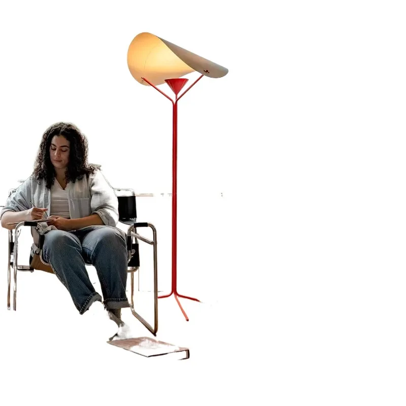 Floor lamp indoor and outdoor dopamine color vertical lamp living room lamp y