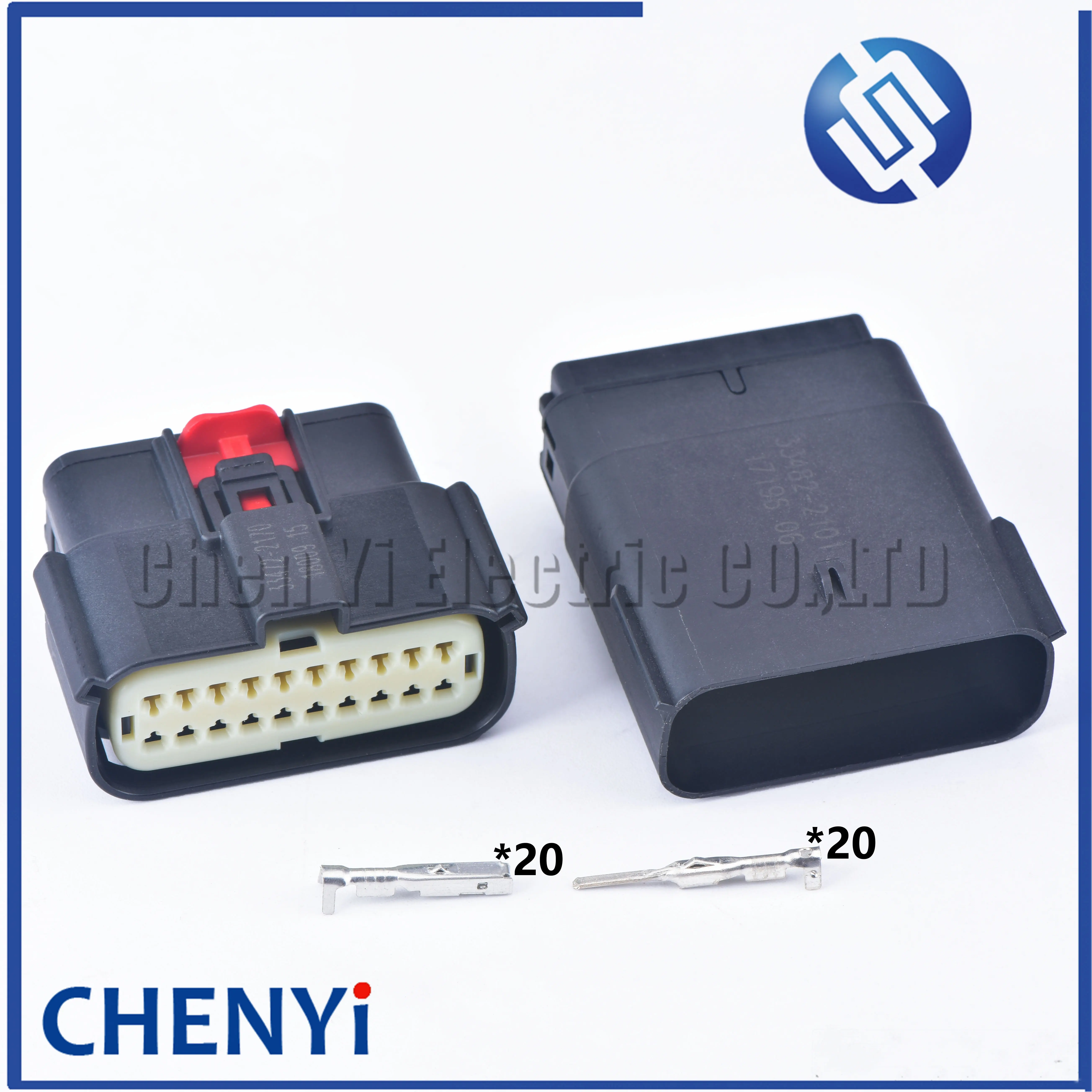 20-pinowe wodoodporne złącze wtykowe lampy elektrycznej 33482-2132 33472-2001 do Ford Mondeo EDGE Buick Chevrolet