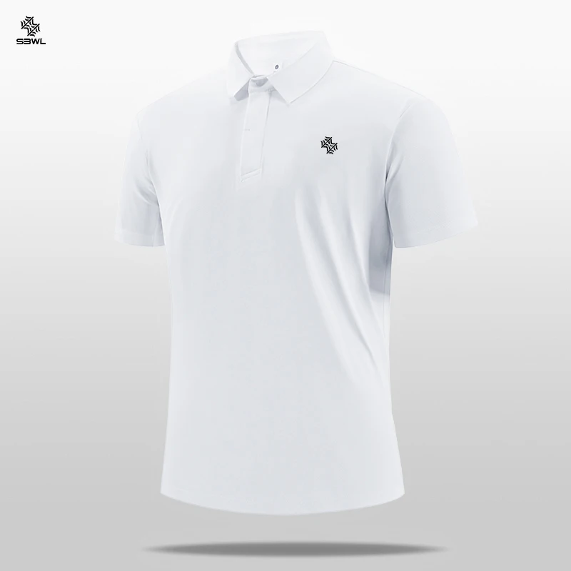 SBWL Men's Fashion 7 Color Business Leisure High Quality POLO Shirt Outdoor Golf Equestrian Sports Short Sleeve POLO T-Shirt Top
