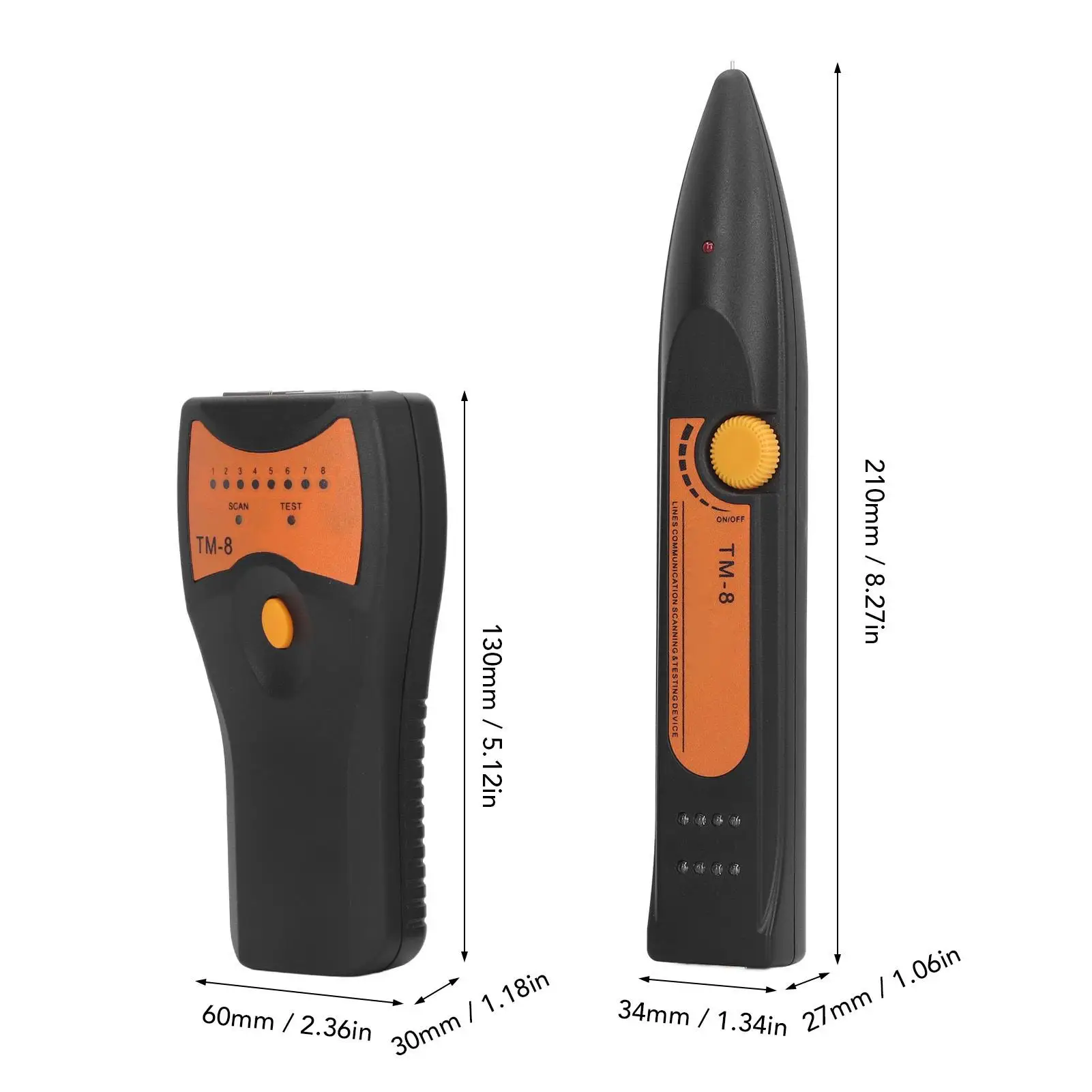 Low Noise Wire Tracer & Cable Tester for rj45 /RJ11 – Quick Testing, Wide Range, Easy Adjustments