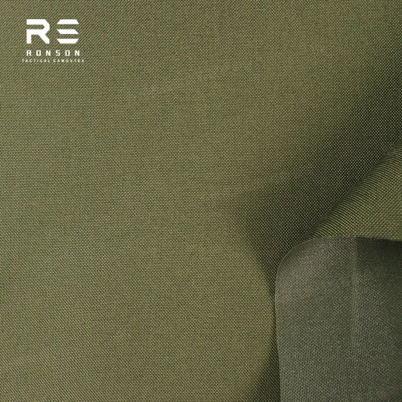 100% مقاوم للماء 500D البوليستر كوردورا النسيج الزيتون الأخضر اللون التكتيكية في الهواء الطلق المواد لحقائب الأمتعة Ronsontex في الأوراق المالية